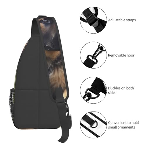 Bolso cruzado tipo sling para trekking y viajes miniatura 5