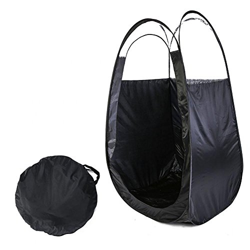 Preisvergleich Produktbild Professionelle Spray Tanning Essentials Kit, Berufsschwarzes Pop up Faltbares Sonnenbräunungs Zelt Sunless-Zellen-Bräunung für Ihnen eine bronzierte Haut mit allen Luftbürsten