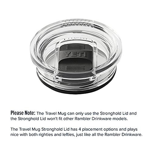 Yeti Rambler 30 Oz Travel Mug, Stainless Steel, Vacuum Insulated With Stronghold Lid, Black #TOP6