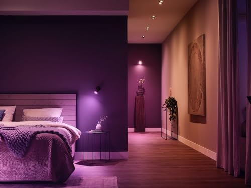Philips Hue Connectée White & Color Ambiance, Ampoule LED GU10, Compatible Bluetooth, fonctionne avec Alexa, Google Assistant et Apple Homekit