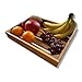Waldsehnen Bandeja de madera decorativa de madera maciza de cerezo | perfecta como bandeja para servir, bandeja decorativa, bandeja de desayuno o cesta de regalo vacía | Bandeja para servir de madera