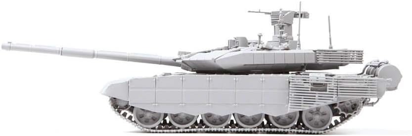 Zvezda 530005065 1:72 T-90MS Russian Main Battle Tank, Model, Plastic Assembly kit, Detailed Replica
