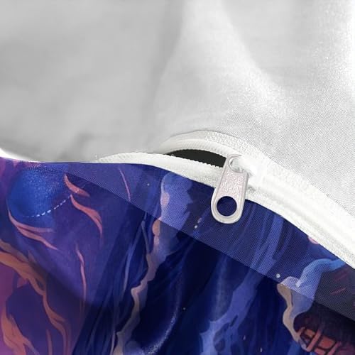 Housse de couette effet 3D ocean parure lit microfibre super douce - 8