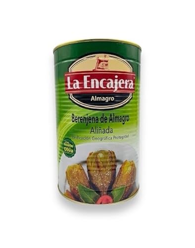 Berenjena Aliñada de Almagro – Elaboración artesanal con vinagre, aceite de oliva y especias tradicionales. Aperitivo gourmet manchego de sabor auténtico. (Pack 1 Lata).