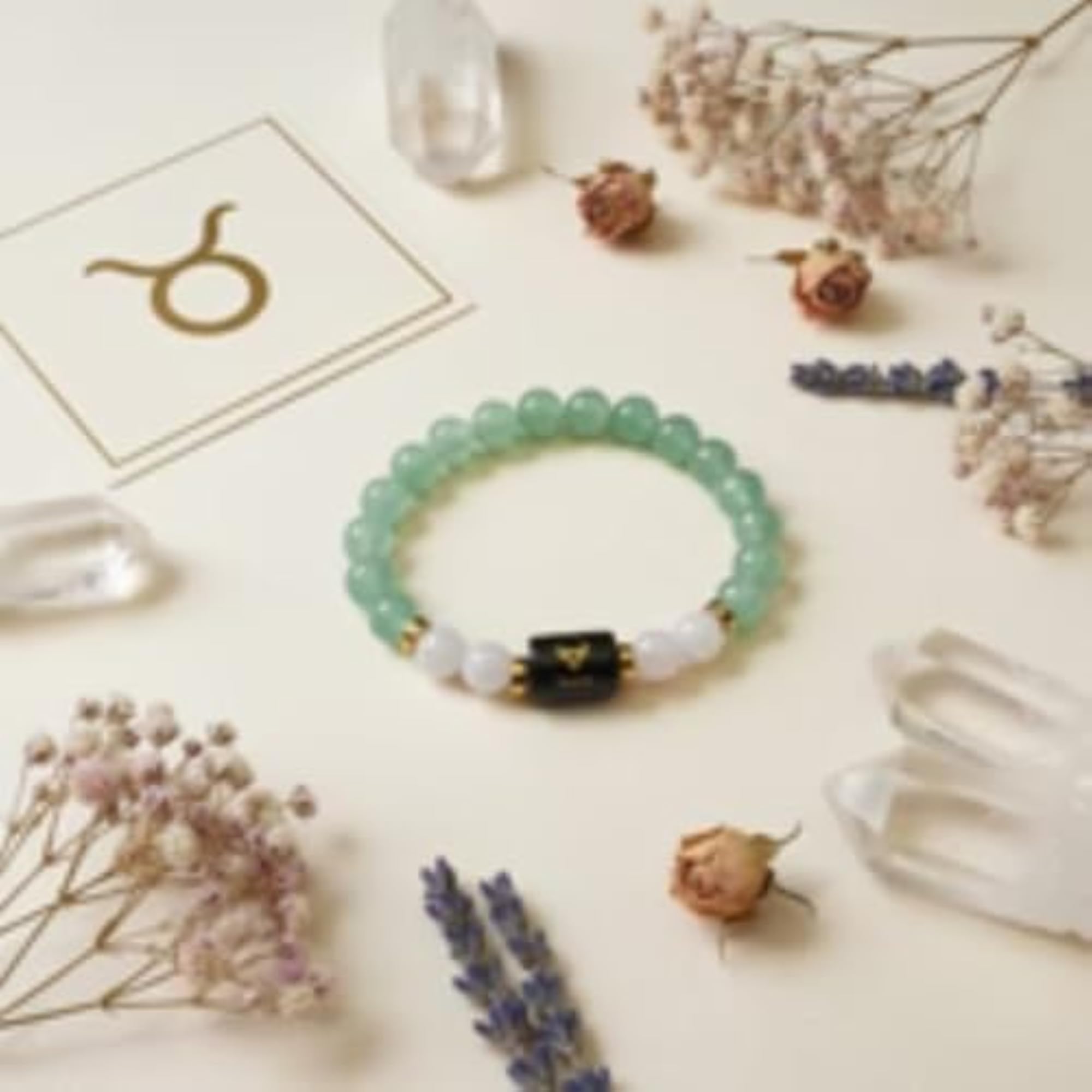 Premium Taurus Zodiac Beaded Bracelet, Stylish Daily Wear