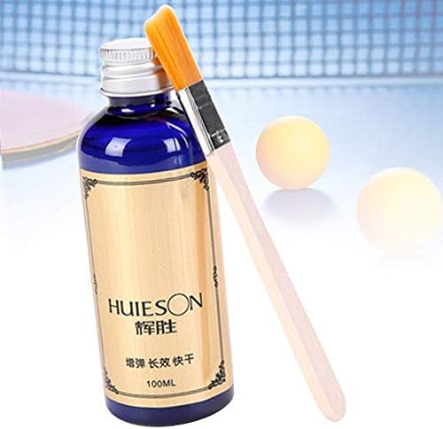 Ping Pong Glue for Paddle ，100ml Speed Liquid Super with Special Brush Table Tennis Pingpong Racket Rubbers Liquid Glue