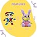 Imagen de Vicyol S&D 2 Ud Peluche de Circo Digital