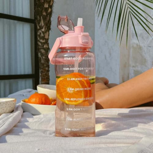 Image of LAZYwindow 2L Motivational Water Bottle Set of 3 | BPA-free plastic is designed for safe everyday beverage use.