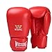 XJST Guanti da Boxe per Uomini e Donne, Guanti da Allenamento da 8 Once e 16oz, Guanti da Kickboxing, Guanti Sparring, guantoni da Sparring, Guanti da Allenamento Borsa Pesante,Rosso,16oz