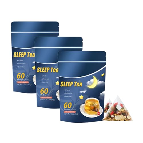 Tisana For Dormire Alle Erbe, Supporto For Il Rilassamento E Il Sonno, Bustine Di Tè Calmanti Naturali(3PC)