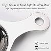 Stainless Steel Egg Separator, Egg Yolk Separator, Egg White Separator, Egg Filter, Egg Kitchen Tool, Egg Gadgets with Hanging Hook 5 Piece