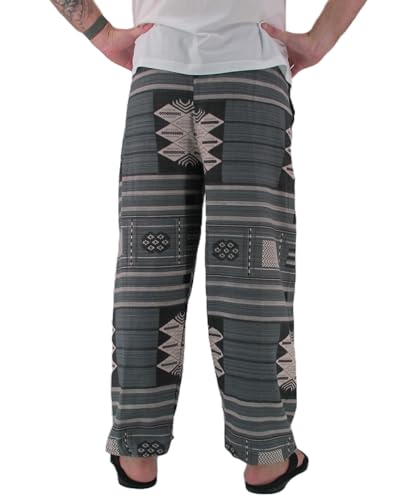 Love Quality Baggy Pants Men's One Size Printed 100% Cotton Harem Pants Hippie Boho3