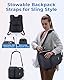 bagsmart Kamerarucksack,DSLR SLR Klein Kameratasche für Fotografen Kompatibel,Schultergurt 2-in-1 Reiserucksack Passend für 12.9 iPad,für Sony,Canon,Nikon,Schwarz