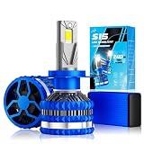 JZ 880/881/H27 Lampadine LED with 7-Blade Ventola di raffreddamento 240W Superpoint Light 96000LM Per Pair 6000K White - Confezione da 2