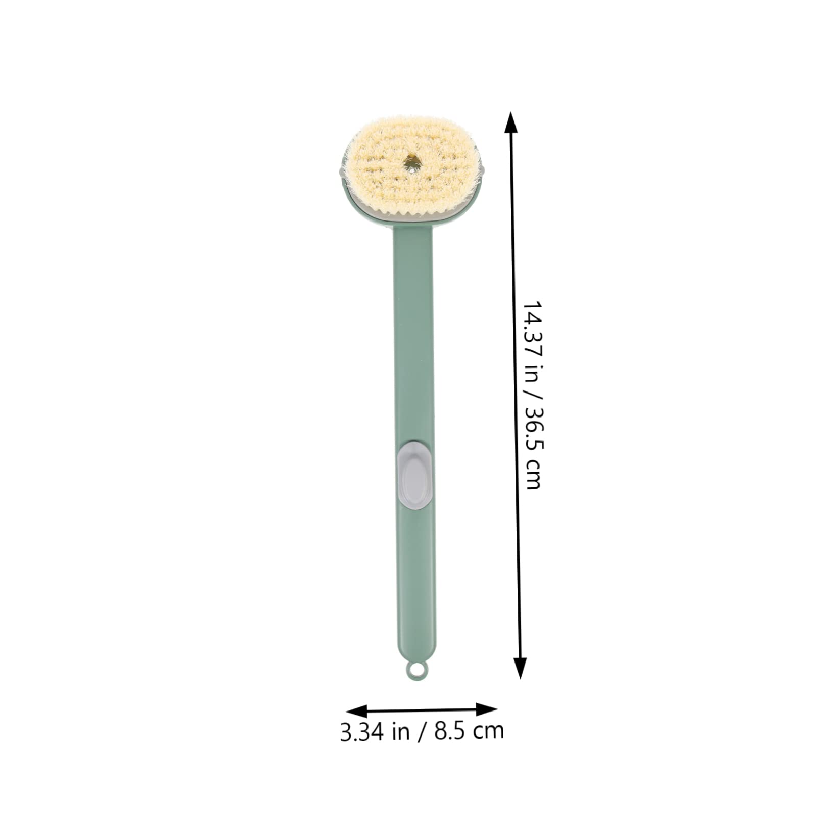 CALLARON Long Handle Back Scrubber Ergonomic Body Bathing Brush for Exfoliating Durable Shower Brush for All Skin Types Comfortable Touch for Cleansing