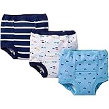 Gerber Baby Toddler Boy Training Pants, Cars, 3-Pack, 3T
