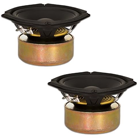 Goldwood Sound, Inc. Stage Subwoofer, Shielded 5.25" Woofers 130 Watt Each 8ohm Replacement 2 Speaker Set (GW-205/8S-2) Cover