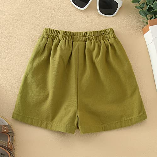 Shorts de corrida para meninas bebês meninos meninas shorts de verão algodão casual sólido ativo com