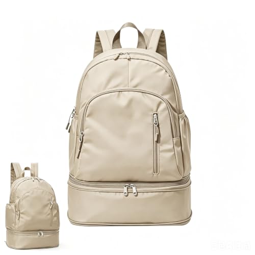 Mochila deportiva impermeable con compartimento para zapatos aislante de olores