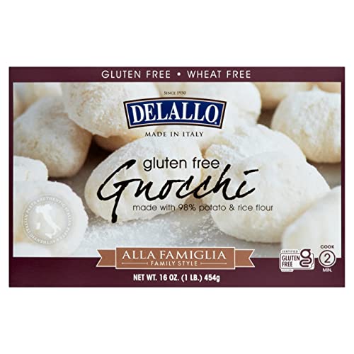 Delallo Gluten-Free Potato & Rice Gnocchi, 16Oz Box, 6-Pack #TOP1
