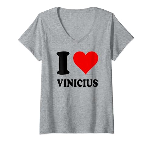 Mujer Me Encanta Vinicius Camiseta Cuello V