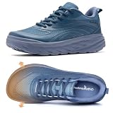 Men's Orthopedic Diabetic Wide Tennis Shoes: Plantar Fasciitis Hammer Toes High Arch Supportive Neuropathy Heel Spur Running Shoes, Lightweight Stylish Fit Golf Sports Sneakers Dark Blue Size 10