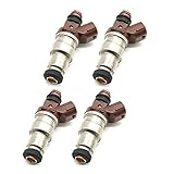 4pcs inyectores de combustible Boquilla para TOYOTA 4RUNNER TACOMA T100 2.7L 1995-2000 Reemplazo OEM # 23250-75050 23209-79095 2325075050
