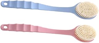 Healeved 2 Pçs Escova De Banho Para As Costas Escova Corporal Esfoliante De Silicone Escova Corporal Esfoliante Para Banho Escova Corporal Esfoliante Escova Corporal Cerdas Para Celulite