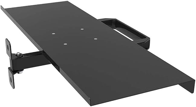 Keyboard Tray Drawer, Keyboard Platform Tray Wall-Mounted Keyboard Stand Display Computer Keyboard Mouse Bracket Wall Mount Keyboard Rack Telescopic Foldable