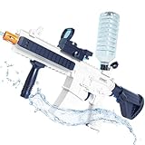 LEWANT Electric Water Gun, One-Button Automatic Squirt Guns up to 32 FT Range, 370CC-870CC Capacity...