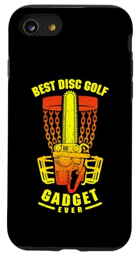 Funny Disc Golf Player Best Gadget Ever �`�F�[���\�[�o�X�P�b�g �X�}�z�P�[�X iPhone SE (2020) / 7 / 8 �p