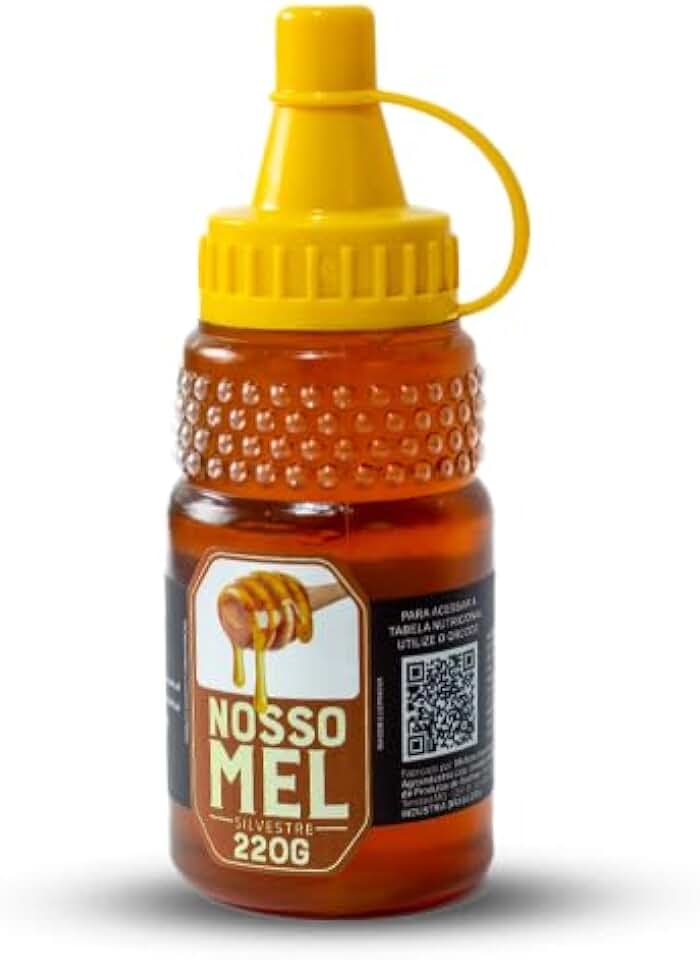 Nosso Mel Mel Silvestre 500g Bisnaga — 100% Puro, SIF 81