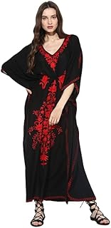 CRAFTBAZAR Kashmiri Embroidered Rayon Kaftan Price In India
