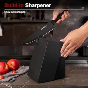 Astercook15pieceknifesetwithsharpenerblockgermanstainlesssteeldishwashersafekitchenkniveswithbuiltinsharpenerblack Urban Country Home Decor Astercook 15 piece knife set with sharpener block german stainless steel dishwasher safe kitchen knives with built in sharpener black urban country home decor