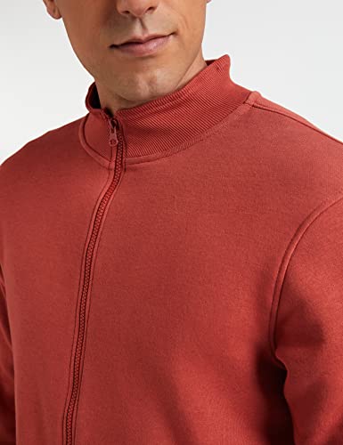 Image of Amazon Brand - Symbol Men Cotton Blend High Neck Fleece Sweatshirt