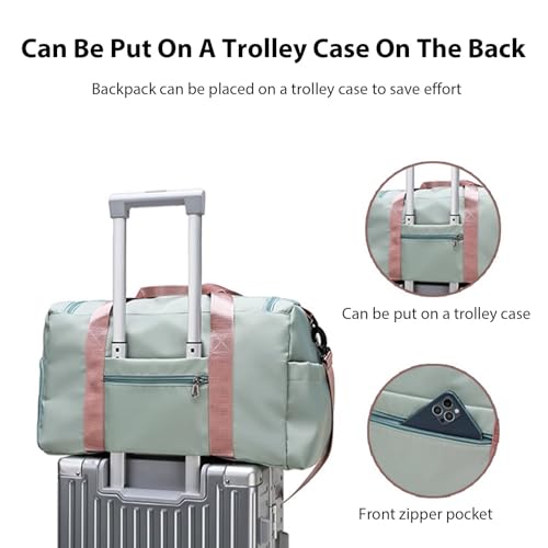 Gym Bag for Women Men Travel Duffle Bag Large Capacity with Shoe Compartment Gym Tote Durable & Stylish Companion for Travel, Gym, Sports, Weekender2