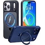 CASEKOO Ultra-Magnetic Stand for iPhone 17 Pro Max Case [Military Drop Protection] [Compatible with MagSafe] Shockproof Translucent Matte Slim Ring for iPhone 17 Pro Max Phone Case 6.9