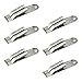 LIOOBO Stainless Steel Clamps 6 Pack Worm Clips Maggots Catching Tool Fishing Bait Holder