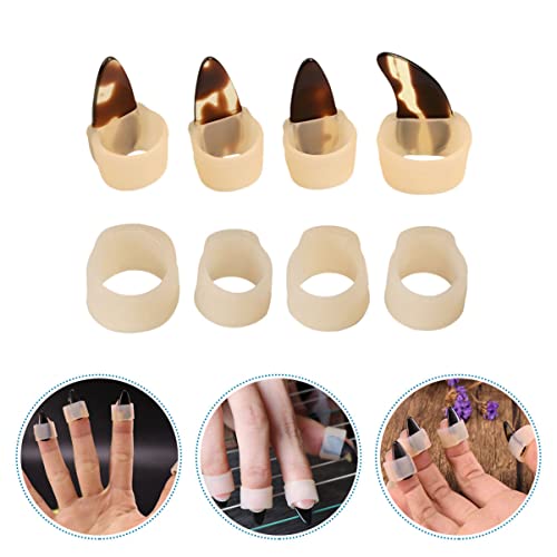GLEAVI Ukulélé Bagues Médiator Guitares Protecteurs Années De Jeu Acoustique Protecteur Pouce Grande Protection Beige… - Les Beatles, Paul McCartney, John Lennon, RIngo Starr, George Harrison GLEAVI Ukulélé Bagues Médiator Guitares Protecteurs Années De Jeu Acoustique Protecteur Pouce Grande Protection Beige… – Image 6