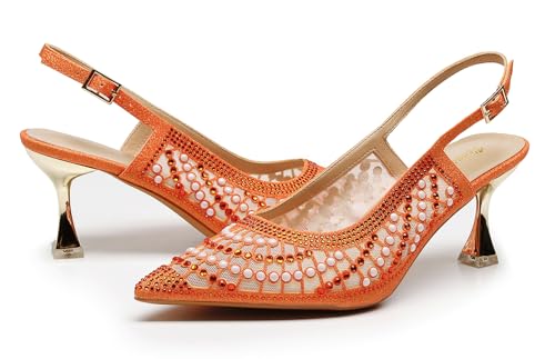 Image of VenusCelia Women's Charming Lady Slingback Pump Shoe