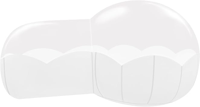 Inflatable Bubble House, Clear Dome Tent with Air Blower, Transparent 1-3 People Bubbles Balloon for Kids Home Party Outdoor Backyard Camping, 4 Season, 118" Diameter, 350W