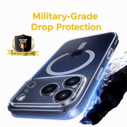 Image of Case Cover for iPhone 17 Pro Max (Clear with MagSafe, iPhone 17 Pro Max)