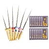 Dental Endo Rotary File X-Pro Gold Taper 12PCS Niti Endodontic Root Canal Files (2Packs 21MM Assort)