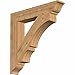 Ekena Millwork BKT06X34X34BOA01SWR Balboa Traditional Smooth Bracket, 5.5" Width x 34" Depth x 34" Height, Western Red Cedar