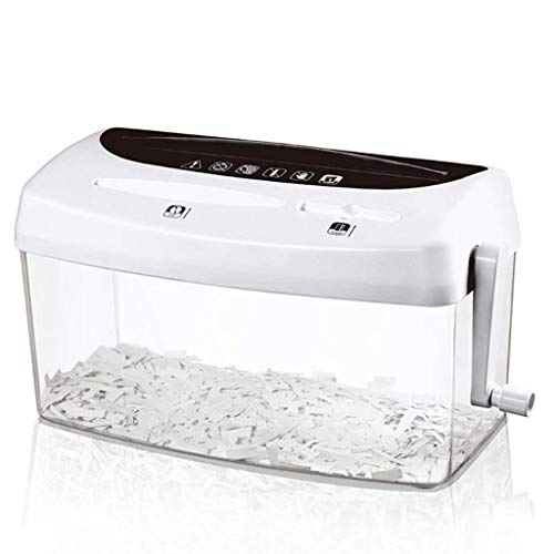 Shredder manuel portable 3 pages format A4 coupe droite pour documents administratifs