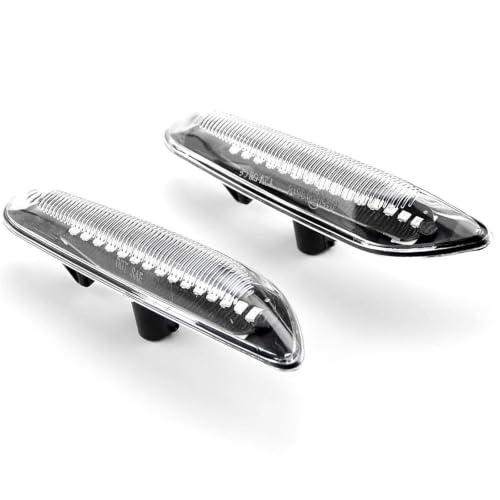 Indicateur latéral dynamique cristal blanc pour feux clignotants auto Nissan