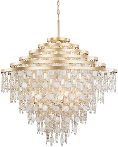 Varaluz Kalani 16-Lt Chandelier - French Gold