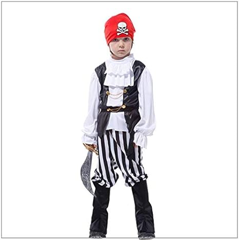 子供服 キッズコスチューム 海賊コスプレ 男の子 コスプレ ハロウィン キャラクター コスプレ 衣装 コスチューム ハロウィン 衣装 仮装 キャラクター かわいい キッズ用 人気 L キッズコスチューム おもちゃ Amazon