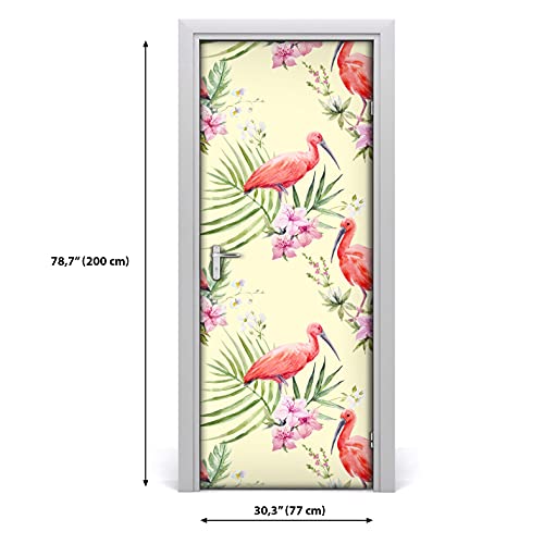 Adhesivo decorativo extraíble tropical para decorar el salón y el dormitorio 3