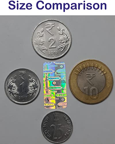 Image of LEPAH Secure Genuine Hologram Stickers,15mm x 30mm, Silver,25000 Pcs | VOID Tamper Evident